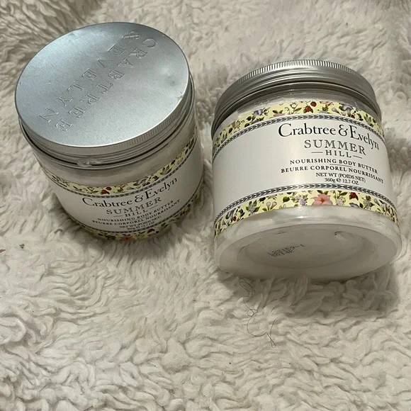 Crabtree & Evelyn Summer Hill Nourishing Body Butter Set of 2 - Picture 7 of 8